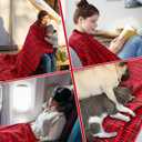 Buryeah 15 Pcs Winter Buffalo Plaid Throw Blankets Bulk 60 x 50 Inch Tartan Plaid Checkered Warm Throw Blankets Decor for Christmas Winter Couch Sofa Chair Bed Office Home(Style C,Red and Blue)