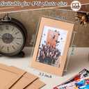 150 Pcs 4 x 6 In Paper Picture Frames Bulk Standing Photo Frame | Back to School Gifts, With Easel Stand, Cardboard Picture Arts, DIY Family Art Craft Decoration, Wedding Photos Display