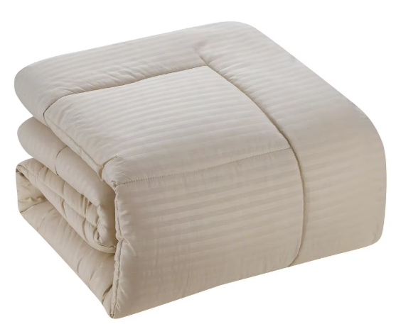 Ralph Lauren Queen size White Striped Comforter