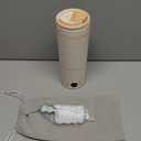 Portable Electric Kettle, 600ML Mini Hot Water Boiler Heater, Travel Kettle with 6 Temperature Settings, 304 Stainless Steel Portable Bottle Warmer with Auto Shut-Off & Boil-Dry Protection