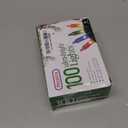 PREXTEX Christmas String Lights with Green Wire - 100 Count, 20 Ft Multicolored Christmas Tree Lights for Xmas Decorations Indoor and Outdoor - Incandescent String Light for Patios, Fences, Holidays