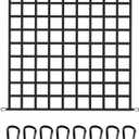 The First Flat Bungee Cargo Net for Pickup Truck Bed, 4' x 4' Stretches to 10' x 10', 25 MM Heavy Duty Cargo Net with 2 Using Modes, for Dodge RAM, Ford, Chevy, Toyota