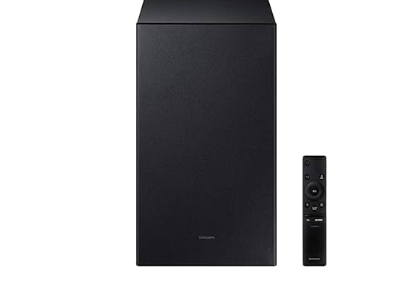 Samsung HW-A450/ZA 2.1ch Soundbar with Dolby Audio (2021), Black, Bluetooth
