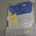 Girls Halloween Costume Kids Blue Dress White Apron with Plush Rabbit Bow Hair Band Socks (7-9year)