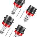 10642 4PCS Heavy Duty Suspension Ball Joints Upper and Lower Compatible with Jeep for Cherokee 1984-2001, for Comanche 1986-1992, for Grand Cherokee 1993-1998, for Wrangler 1987-2006