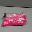 Kaximil Women's Square Neck Ruffle Hem Mini Dress Ruched Waist Short Party Dresses, Bright Pink, Size Small