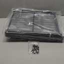 SUFAUY 3-Tier Shoe Rack, Closet Metal 33" Wide Shoe Rack Organizer Heavy Duty, Stackable, Black