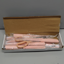 Knife Set, 14-Piece Kitchen Knife Block Set Dishwasher Safe with Wood Block,Sharpener,Non Stick Sharp Stainless Steel Chef Knife Sets,Gift for Cooking Women (Pink)