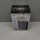 Space Heaters for Indoor Use, 1500W Portable Electric Heater with Thermostat, Ceramic Heater for Room Bedroom Office Under Desk with 3 Heating Levels, Safe Tip-Over Protection (Silver)