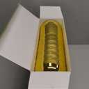 12 PCS 6" Jumbo Golden Plastic Easter Eggs Fillable , Giant Empty Easter Eggs Fillable Bright Gold Metallic Egg for Kids Boys Girls Classroom Prizes Easter Basket Stuffers Party Favors