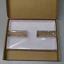 uxcell 10" Cardboard Letter for Charcuterie, Cardboard Food Tray for Graduation Anniversary Birthday Party Decorations Chocolate Candy Cupcake Container (White Letter H)