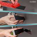 CUCINO Magnetic Knife Holder for Wall 16" - No Drilling incl. Self Adhesive Tape - Extra strong Magnet - Awarded Strip - Made of Stainless Steel