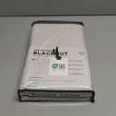 100% Blackout Shield Linen Blackout Curtains for Bedroom 84 Inches Long, Back Tab/Rod Pocket Living Room Drapes, Thermal Insulated Blackout Curtains 2 Panels Set, 50" W x 84" L, Cream