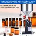 Manual Filling Machine Filling 5-55ml Bottler Filler For Liquid and Paste A03 Pro With CE Certificate