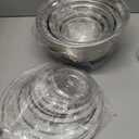 Delux Stainless Steel German Bowl Set with Steel Lid of 5 Piece with 5 Different Sizes- 14, 18, 22, 26, 30 cm