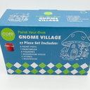 Gnome | Paint Your Own Gnome Village | Paint your own ceramics—all the colors and tools included. Includes brush. 17 Pieces Set