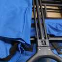 Sweetcrispy Foldable Wagon Cart, Collapsible Large Capacity Garden Cart with Wheels, Heavy Duty Utility Grocery Wagon with Drink Holders for Shopping Sports Camping (120L, Blue New)