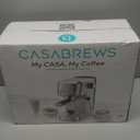 CASABREWS 3700 Essential Espresso Machine 20 Bar, Stainless Steel Cappuccino & Latte Machine with Steam Frother for Home, 43.9oz Water Tank, Coffee Gift for Women & Men, Silver