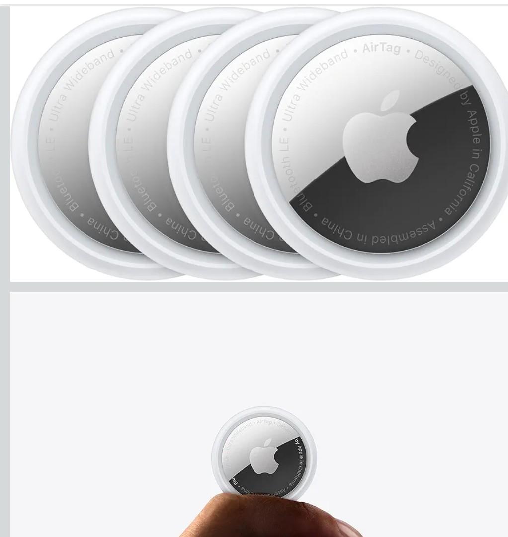 Apple AirTag (1st Generation) - 4 Pack. Keep Track of and find Your Keys, Wallet, Luggage, Backpack, and More. Simple one-tap Set up with iPhone or iPad, Bluetooth