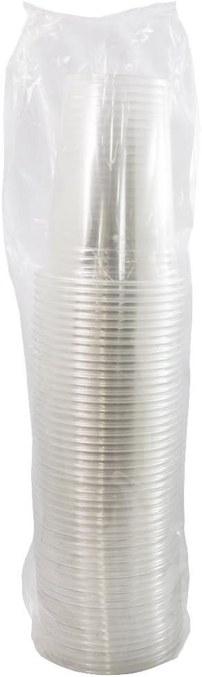 ArtNap TS-71 Pet Cup, 16.1 fl oz (510 ml), Pack of 50, 96 Recycled Clear Cups