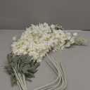 8PCS Delphinium Artificial Flowers Larkspur Bulk Silk Flowers 33.5 in Long Stem Fake Flowers for Home Garden Wedding Floral Arrangements Decor (8, White)