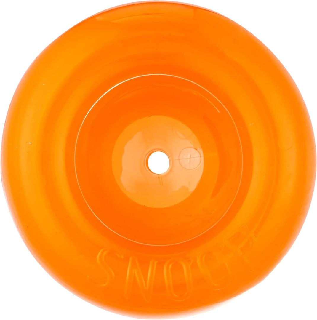 Outward Hound by Planet Dog Snoop Dog Toy  TreatDispenser Puzzle Ball, Interactive Slow Feeder, Medium to Large Dogs, Bouncy & Mint-Infused, Orange, 5"