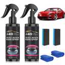2Pcs P40 Car Scratch Quick Repair Nano Spray,Quick Paint Restoration,Instant Invisible Scratch Remover,Multifunctional Coating Renewal Agent Spray for All Cars & Surfaces