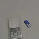 Compact Digital Pocket Scale, Stainless Steel Panel 500g 0.01 Gram Accuracy Portable Kitchen Digital Scale with LCD Display for Food Jewelry Weighing Cooking Baking Coffee Handmade