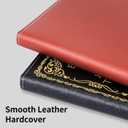 LBWCER Thank You Gifts,Notebooks for Work,200 Pages, A5 Hardcover Leather Journals for Writing,School,Travel,Business,Work,Home (Every piece Black)