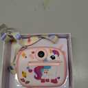 Kids Camera Instant Print, Kids Digital Camera with Photo Printing, Print Paper & 32GB Card, Kids Print Camera Birthday Gifts for Girls Boys 3 4 5 6 7 8 9 10 Year Old (Pink Unicorn)