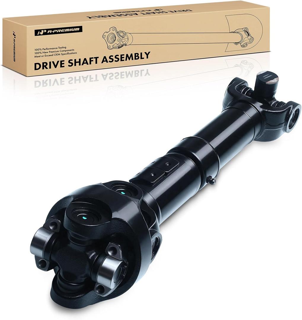 A-Premium Rear Drive Shaft Driveshaft Assembly Compatible with Jeep Wrangler TJ 1997-2006 | 4WD, for 2"-6" Lift | Fits 2.4L 2.5L 4.0L Engines | 93.4" Wheelbase, Prop Shaft