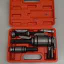 DAYUAN Upgraded 3 Pcs 1-1/8 inch to 3-1/2 inch Exhaust Pipe Expander Tool Set, Tail Pipe Spreader Kit Compatible with Most Vehicles and Trucks Red Case