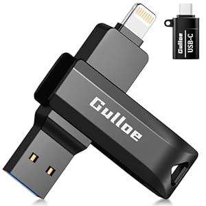 Gulloe 512GB USB Flash Drive Intended for iPhone iPad, Memory Stick Storage for Photos and Videos Backup, Compatible with iPhone iPad Android PC, Plug and Play, No Application Required (Rose Gold)