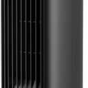 Fan for Bedroom, 13" Tower Fan, 3 Speeds Max 23ft/s, 70 Oscillating Desk Fan, Bladeless Standing Fan, Portable Fans, 2025 New Cooling Fans for Office, Home (Black)