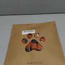 PUPTECK Anti-Slip Dog Socks with Double Sides Grips for Small Medium Large Dogs Hardwood Floors Prevents Licking, Dog Shoes for Hot Pavement Traction Control Paw Protector for Senior Dogs (X-Large (4 Count), Orange)