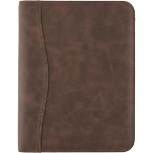 AT-A-GLANCE Simulated Leather Undated Starter Set, 43184 DAY-TIMER, Desk Size, Distressed Brown (031-0140-04)