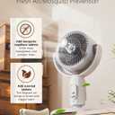 120 Super-Wide Oscillation,Powerful Airflow,5-Speed Adjustable,Home Pedestal Fan,High-Efficiency Cooling,Suitable for Indoor & Outdoor Use fgg