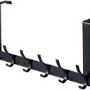 BOOMIBOO Over The Door Hooks, Sturdy Door Hanger, Towel Rack Towel Hooks for Bathroom 12 Hooks Large Over The Door for Bathroom, Bedroom，Kitchen