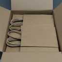 BagDream Gift Bags 100Pcs 5.25x3x8 Small Kraft Paper Gift Bags with Handles Bulk, Brown Paper Sacks for Small Business, Retail, Merchandise, Wedding Birthday Party Favor