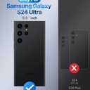Shields Up for Samsung Galaxy S24 Ultra Case with Stand, Galaxy S24 Ultra Case with Double Ring Holder [Adjustable & Foldable] Protective Translucent Matte Cover for Samsung S24 Ultra - Frosted Blue
