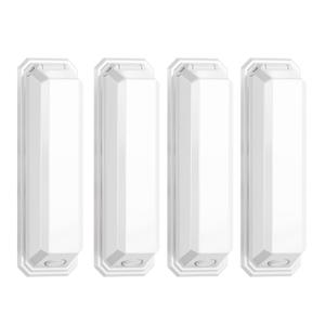 CLYMENE 4 Pack Light Switch Cover Guard, Child Proof Wall Switch Cover Keeps Your Lights or Switches from Getting Accidentally Turned ON or OFF, Toggle Style (White)