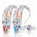 Hearing Aids for Seniors,Advanced Noise Reduction Function Hearing Aid Equipped With and AI Chips,Comfortable Portable Suitable Hearing Aid People With Hearing Loss,Fast Charging+Ultra Long Standby