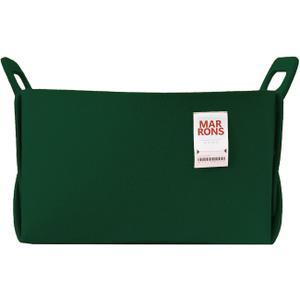 Collapsible Felt DEEPGREEN Storage Bin Large 14.6"x9.4"x9.4"  Foldable Basket with Handles for Closet, Laundry Room Organization, Toy Storage, Decorative Storage Bins for Shelves, Nursery