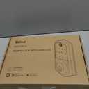 Veise VE017G-H Wi-Fi Smart Fingerprint Front Door Lock Set, Remote App Control, Keyless Entry Deadbolt with Handle, Backlit Keypad, IP55 Weatherproof, Auto Lock, Easy to Install, Matte Black