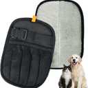 2 x Bifeaw Pet Hair Removal Glove - Adjustable Magic Brush Pet Hair - Dog Cat Hair Remover