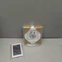 Inkless Baby Handprint and Footprint Kit for Newborn - Baby Footprint Kit,Newborn Keepsake Nursery Picture Frame,Dog Paw Print Maker,Personalized Gifts for New Mom,Showers & Registry(White/Gold)