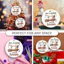 5 x Sewing Gifts for Women 2025, Sewing Christmas Ornament, Xmas Hanging Decor, Quilting Gifts for Xmas Decorations, Christmas Tree Decorations