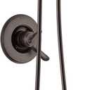 Delta Faucet Linden 17 Series Dual-Function Shower Faucet, Shower Trim Kit with 4-Spray In2ition 2-in-1 Dual Hand Held Shower Head with Hose, Venetian Bronze T17294-RB-I (Valve Not Included)