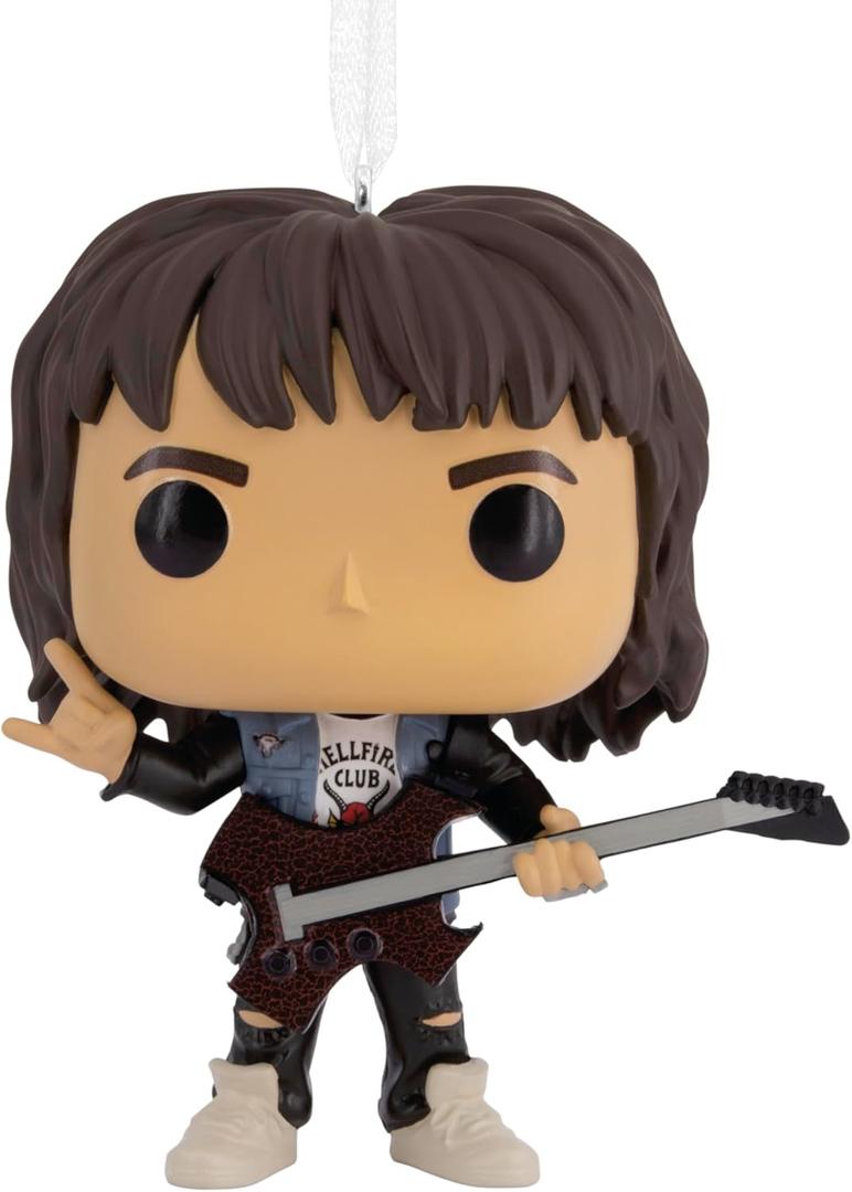 Hallmark Netflix Stranger Things Eddie Playing Guitar Funko POP! Christmas Ornament