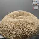 Muddy Mat® Cloud K-9 Bed for Dogs & Cats, Soft & Relaxing Donut Dog Bed, Chenille Material, Removable Cover, Washable & Dryer Safe–Beige Large(40'x40')